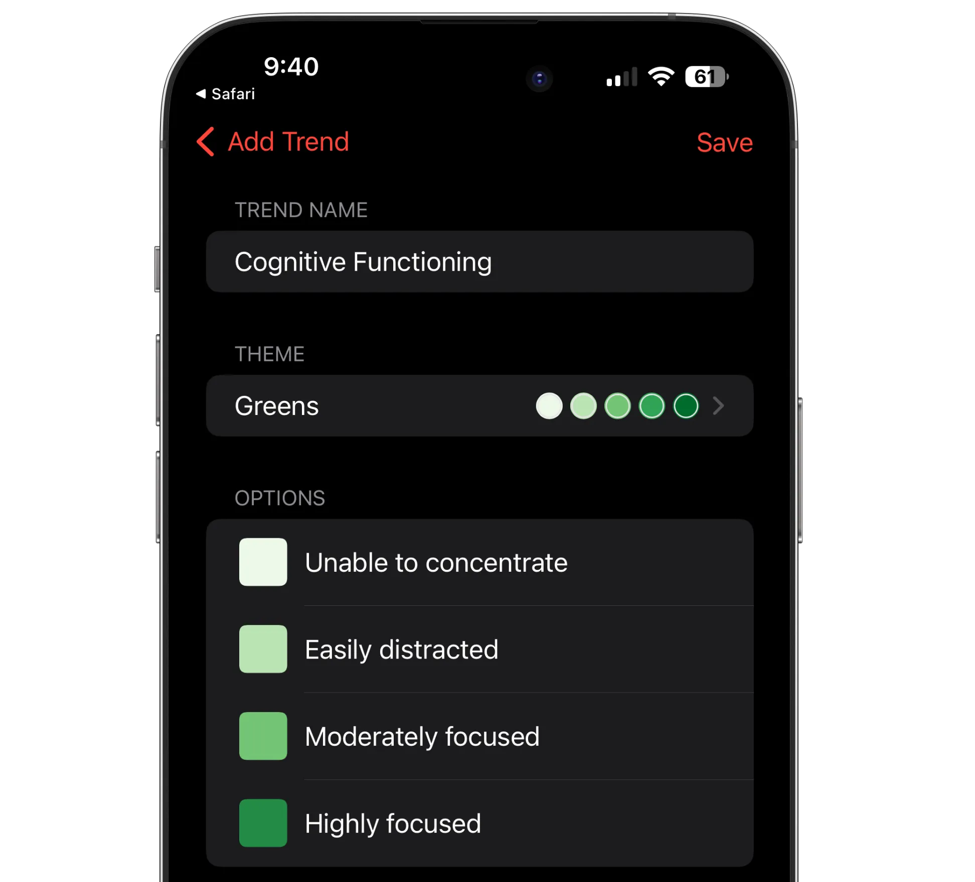 Cognitive Health Example